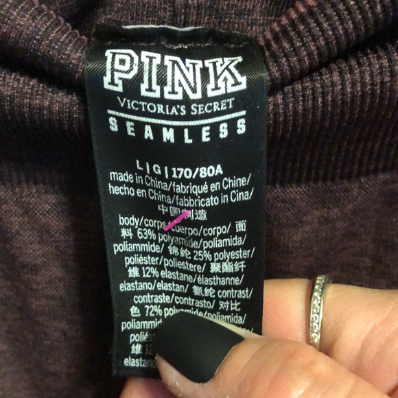 PINK SEAMLESS LEGGINGS - Picture 3 of 3